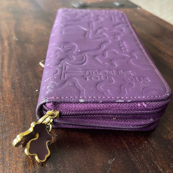 Tous zipper around leather wallet - Picture 3 of 3